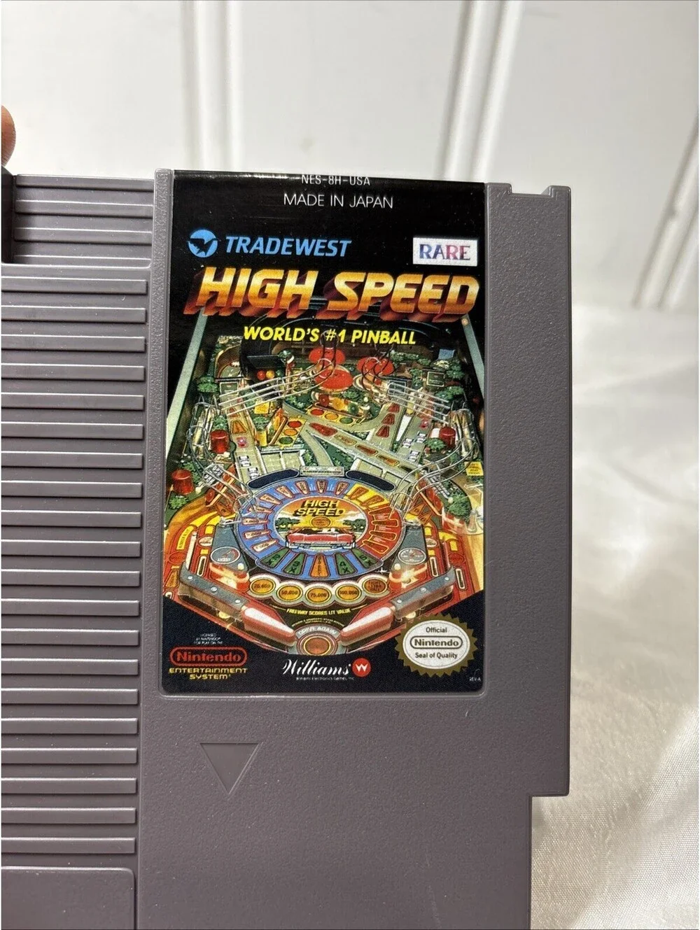 NEW NOS NIB NEVER PLAYED ORIGINAL 1992 VTG NINTENDO NES HIGH SPEED VIDEO GAME